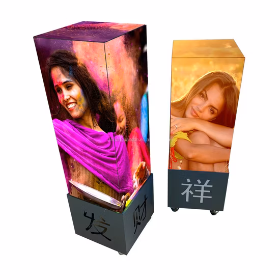 4G WiFi Control Полноцветный светодиодный рекламный знак Magic Cube Светодиодный экран