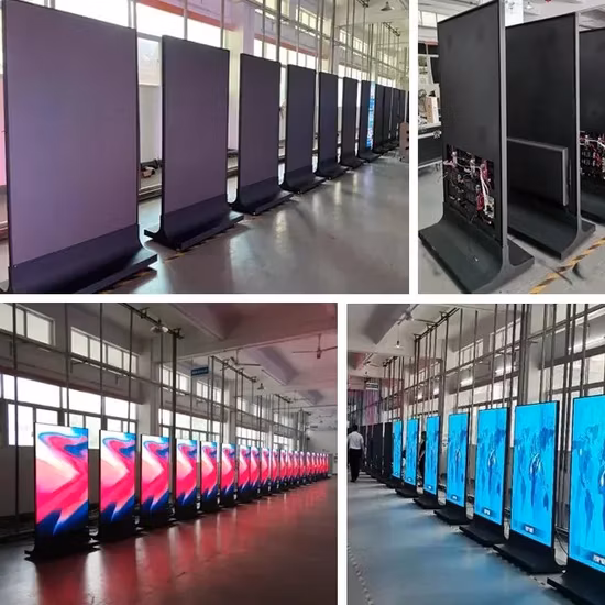 Светодиодный дисплей для внутренней рекламы в торговом центре, цифровой плакат, видеопанель